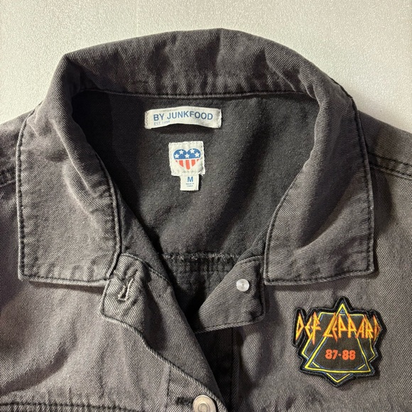 Junk Food Clothing Black Lightweight Graphic Jacket - Picture 3 of 10